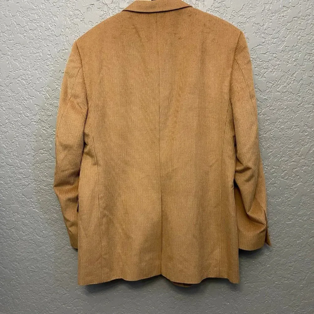 Jos A Bank Corduroy Sports Coat L42 Wool & Silk